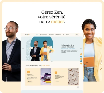 Gérez Zen - Refonte du site web