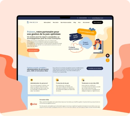 Paiezen - Cabinet d'exprtise comptable - Création d'un site vitrine