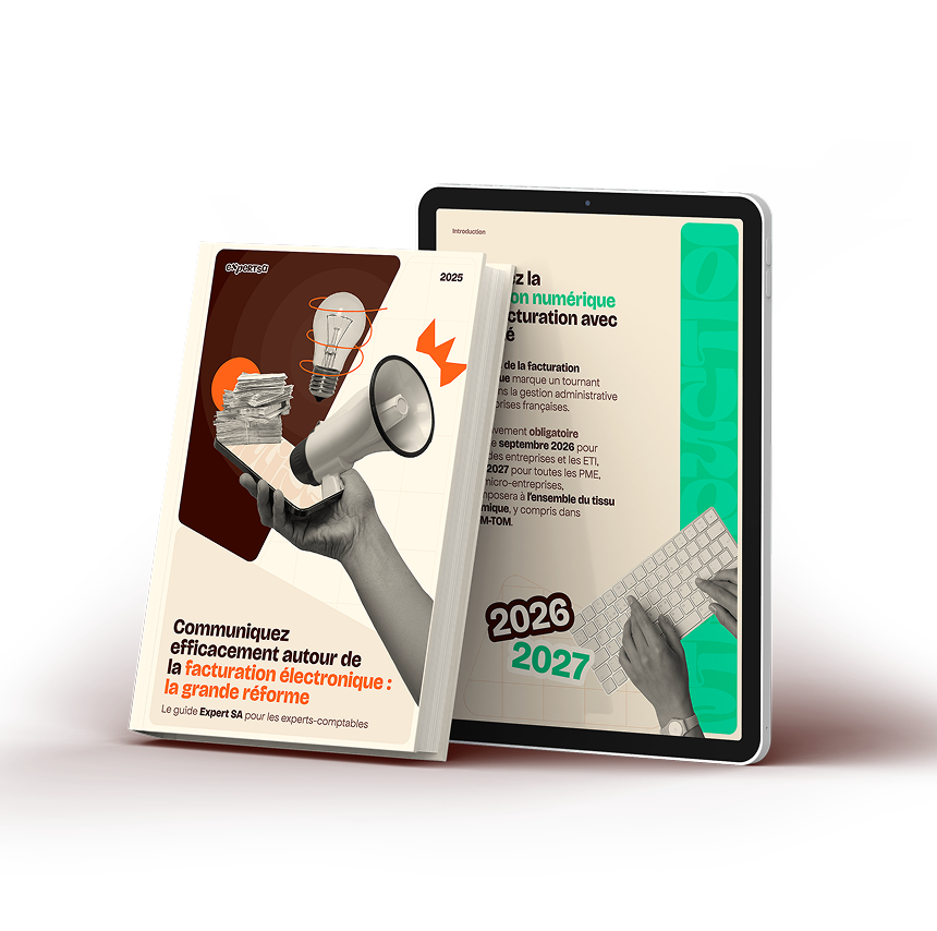 Mockup du livre blanc 2026 - 2027 sur la facturation électronique
